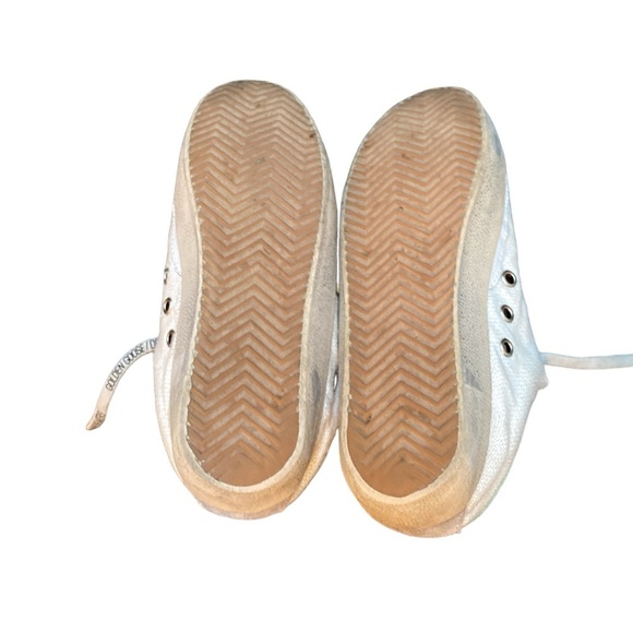 Golden Goose GGDB Canvas & White Superstar Sneakers size 7 - Picture 7 of 9